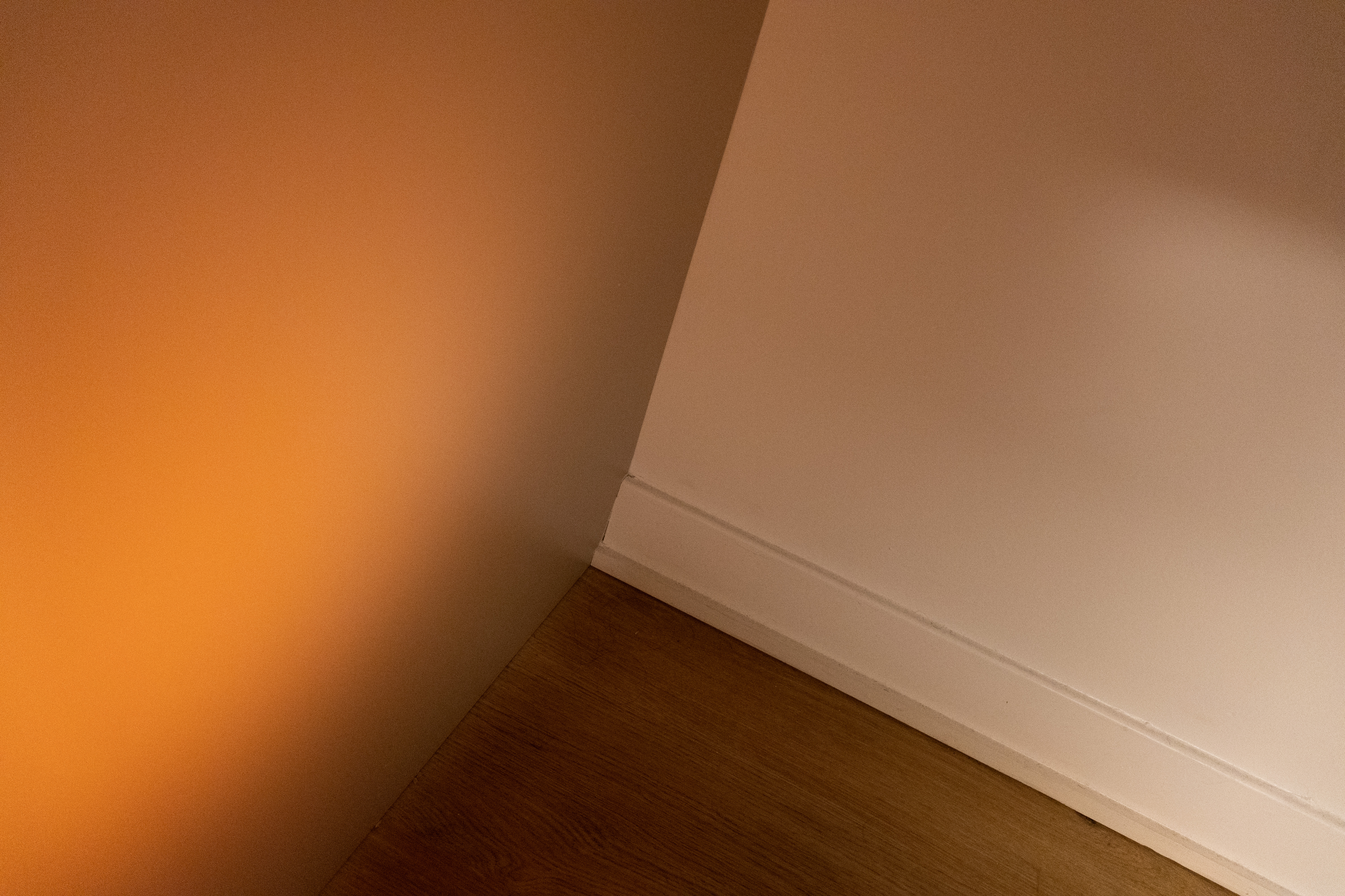Interior surface with soft pink and neutral color gradients