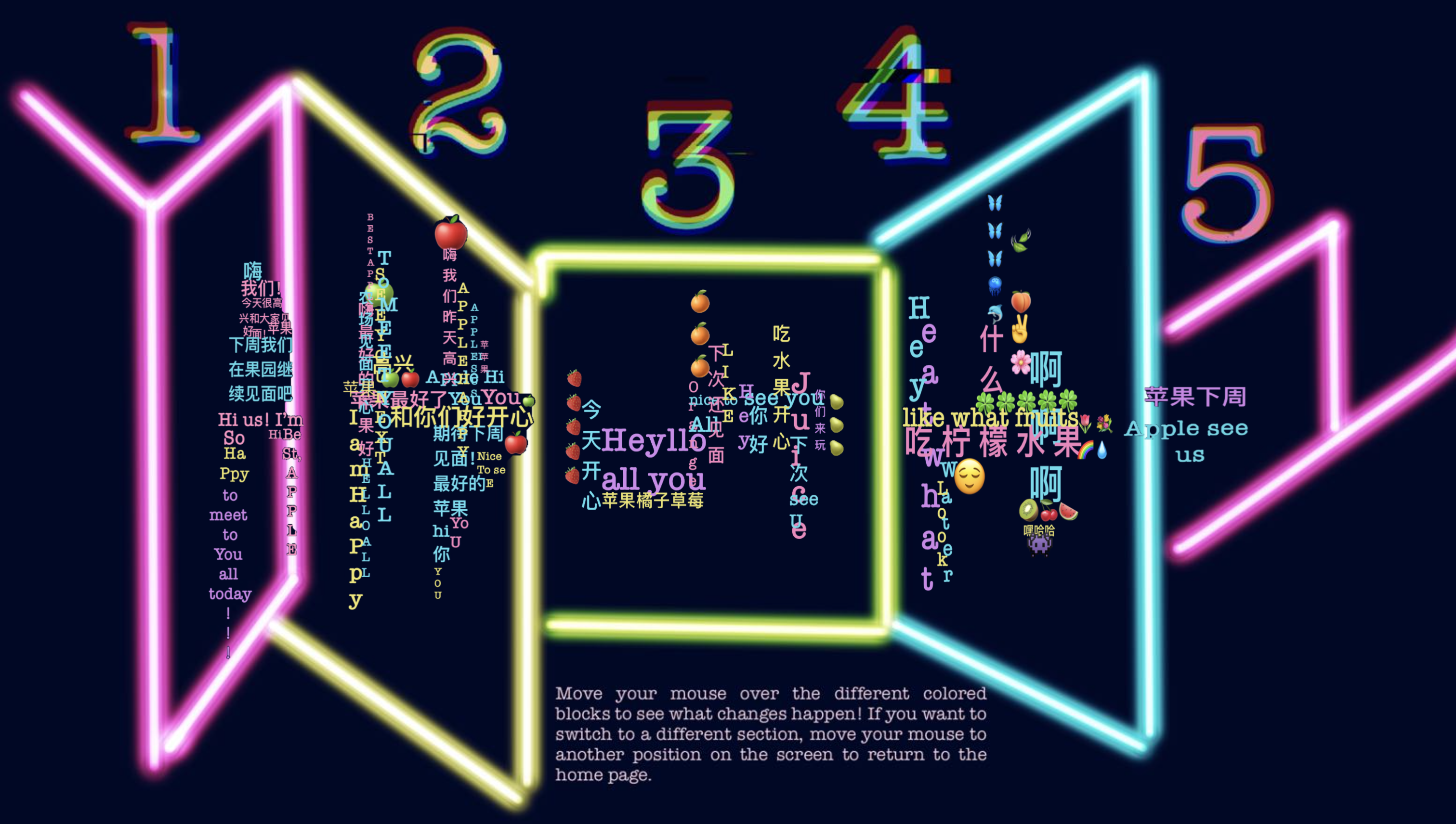 Screenshot of Avery as System interactive website